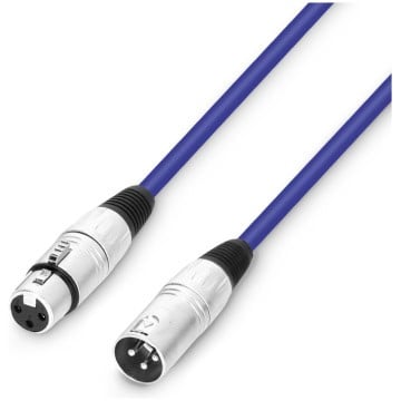 Cablu XLR 0.5m Adam Hall Cables 3 STAR MMF 0050 BL