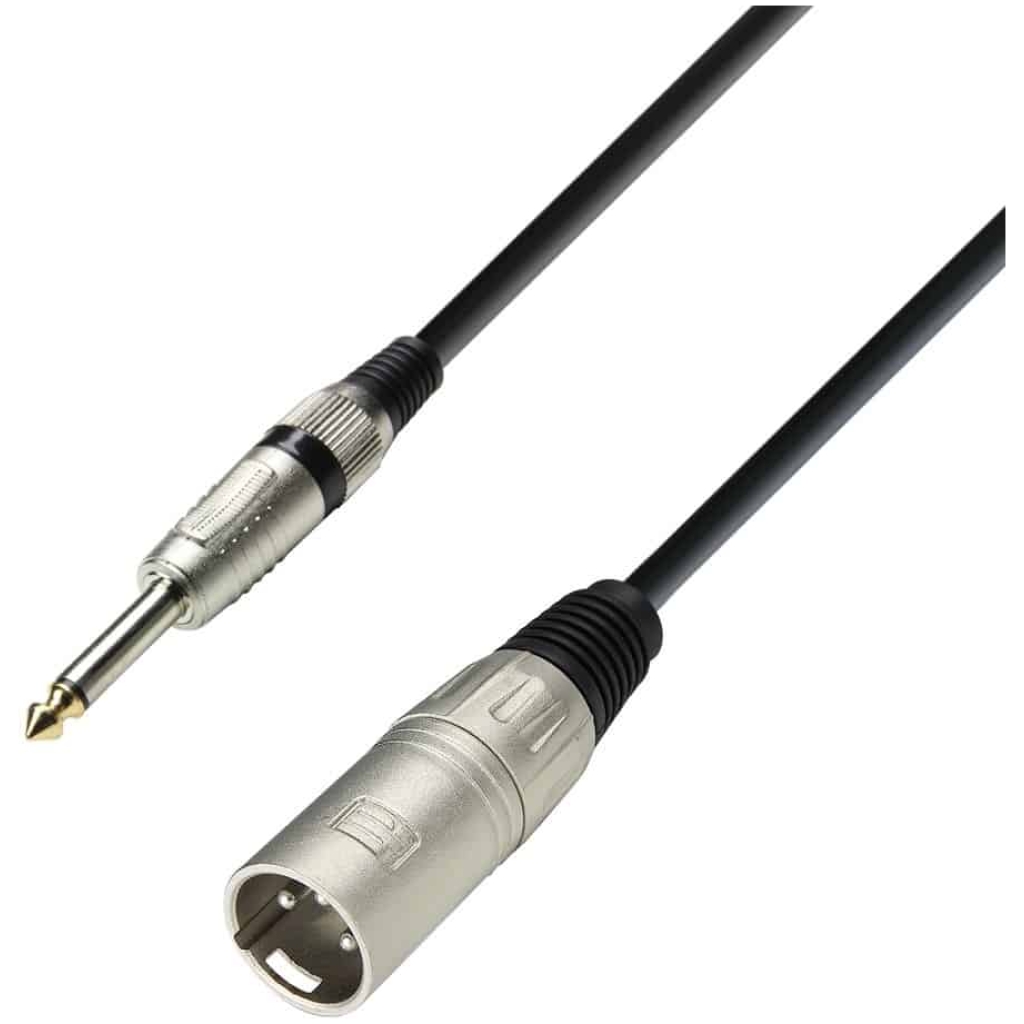 adam hall cables 3 star mmp 0300, cablu xlr tata jack 6.3 mm, 3m