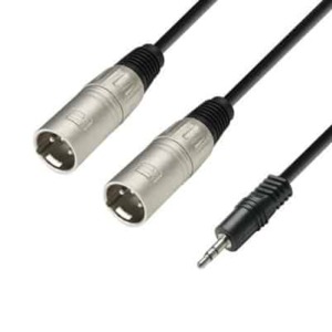 Adam Hall Cables YWMM 0300 Cablu Jack 3.5 2 XLR tata - Adam Hall