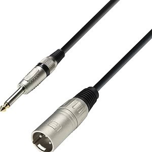 cablu xlr tata jack mono 1m, adam hall cables 3 star mmp 0100