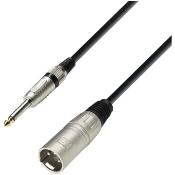 cablu xlr tata jack mono 1m, adam hall cables 3 star mmp 0100