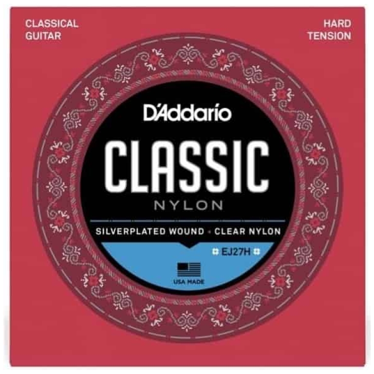 corzi chitara clasica daddario ej27h, hard tension