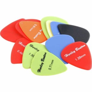 harley benton nylon player pick set mixed