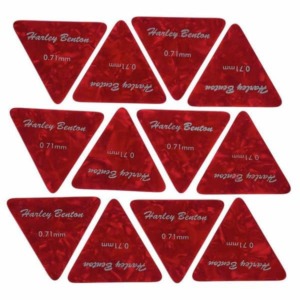 pene chitara harley benton big triangle pick set 0.71