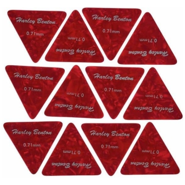 pene chitara harley benton big triangle pick set 0.71