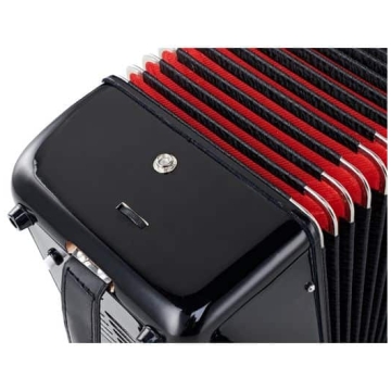 acordeon 48 basi negru startone piano accordion 48 black mkii