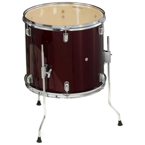 cazan toba millenium focus 14"x14" floor tom red