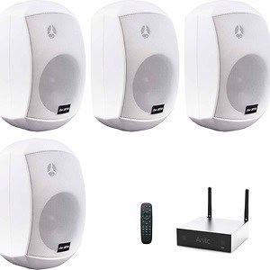 sistem boxe piscina master audio xb640w, amplificator arylic a50+, wi fi, bluetooth, internet radio