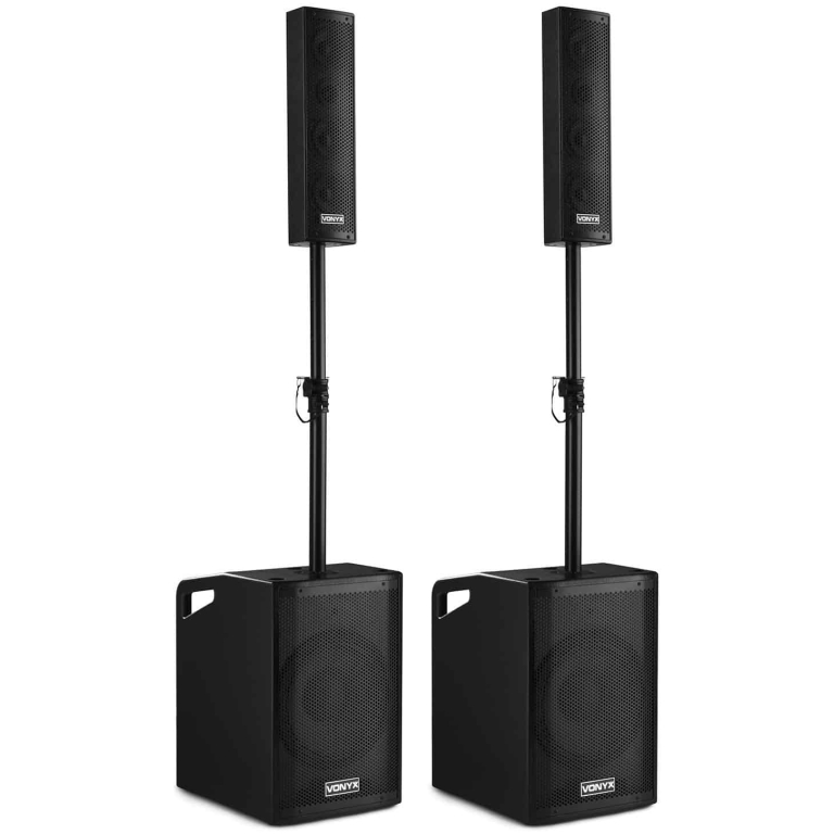 sistem sonorizare vonix vx1050bt, 2 subwoofere, 2 sateliti, 600w