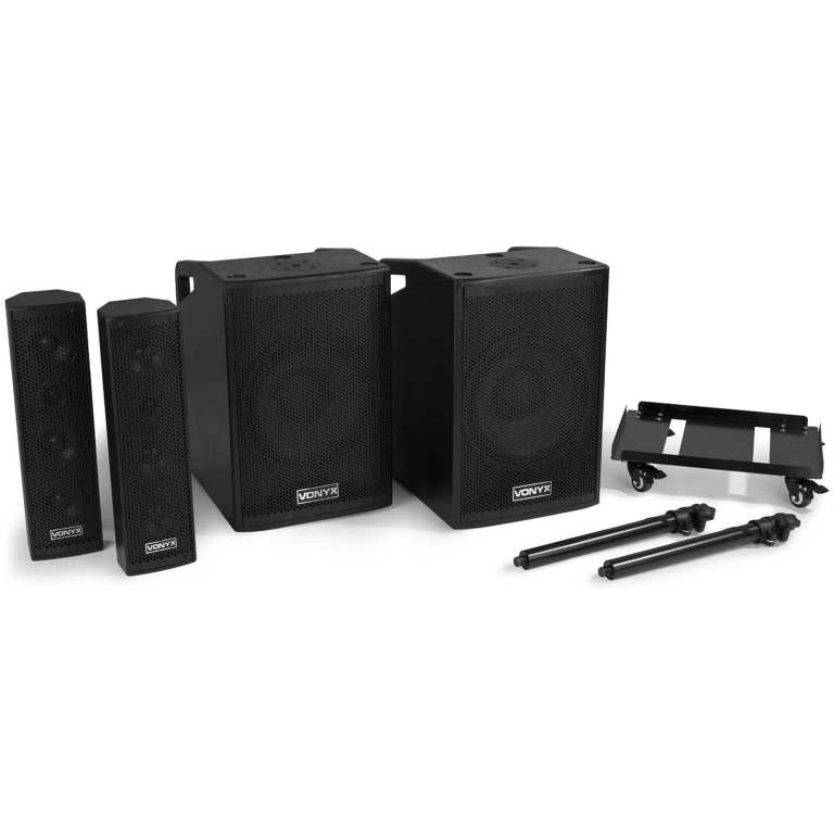 sistem sonorizare vonix vx1050bt, 2 subwoofere, 2 sateliti, 600w
