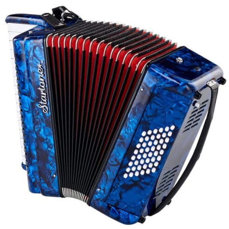 startone piano accordion 48 blue mkii