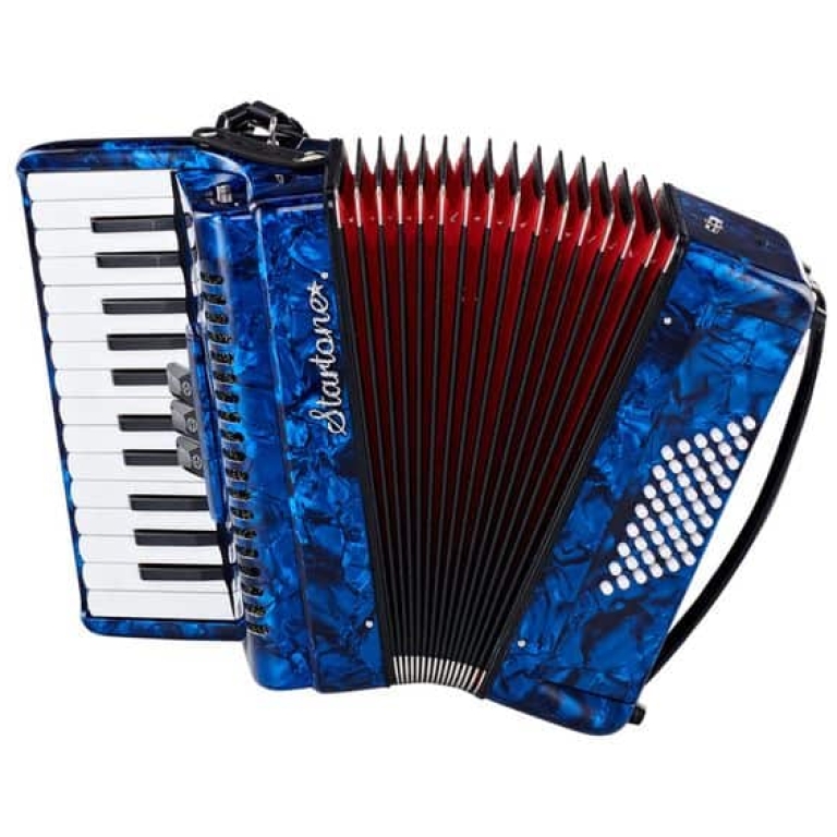 startone piano accordion 48 blue mkii