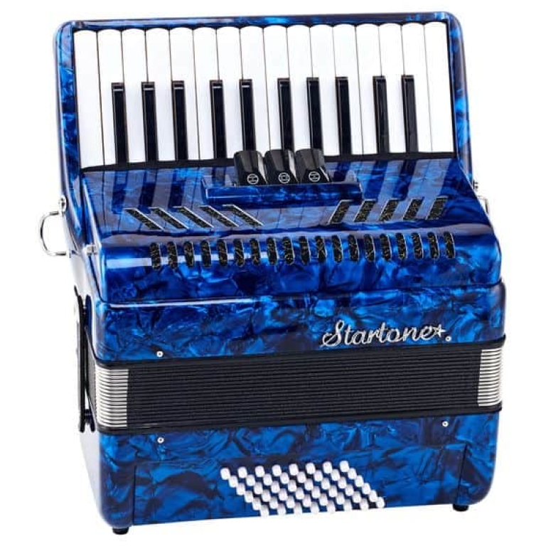 startone piano accordion 48 blue mkii
