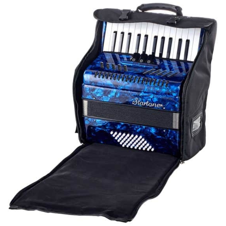 startone piano accordion 48 blue mkii