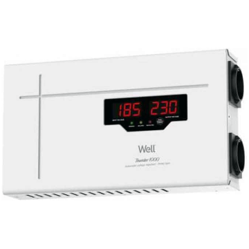 Stabilizator automat de tensiune cu releu 1000VA AVR-REL-THUNDER1000-WL