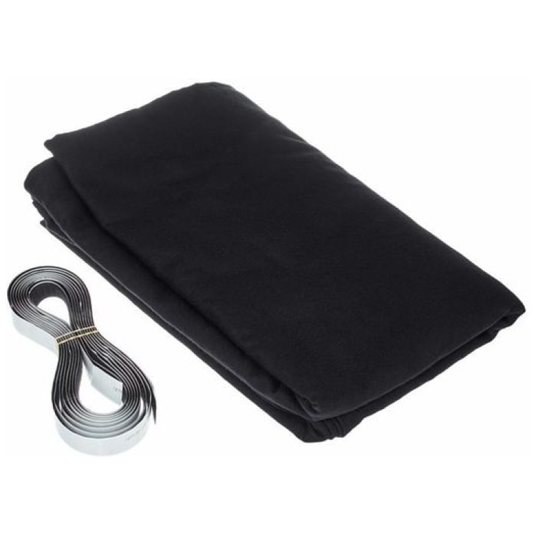 fusta scena 4m stairville skirt 160g/m² 4.0x0.8m bk