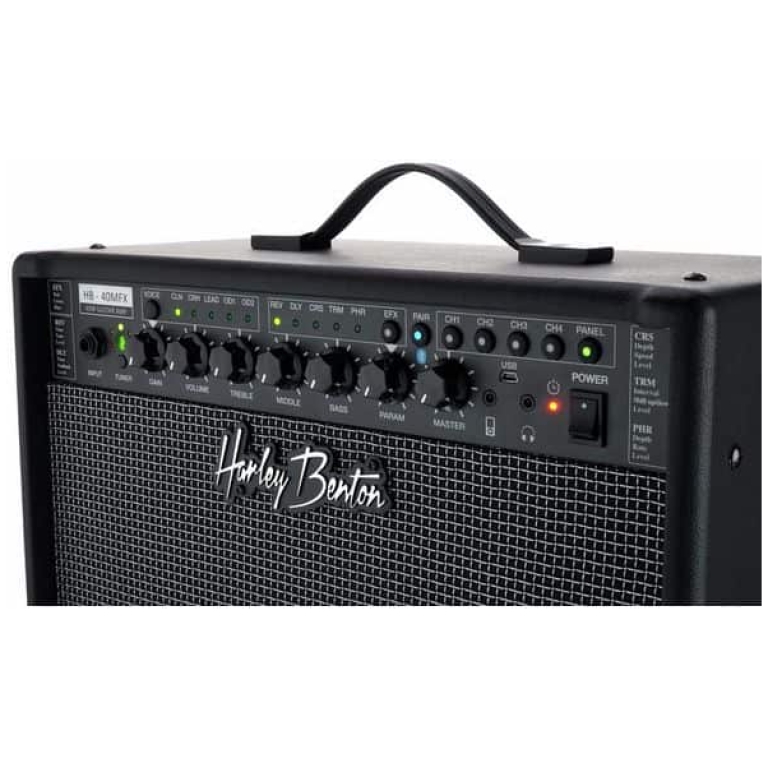 amplificator chitara cu bluetooth harley benton hb 40mfx