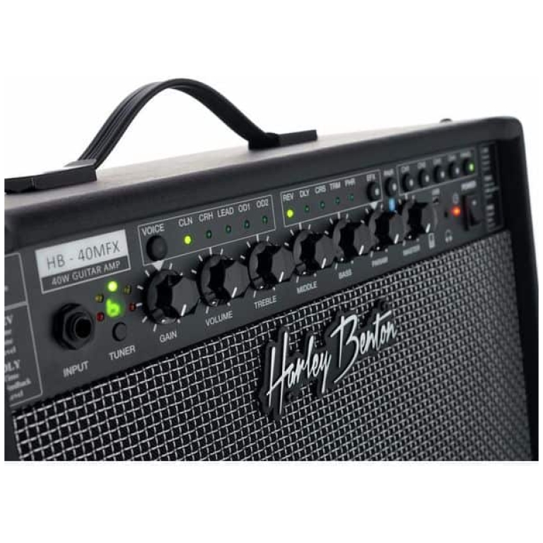 amplificator chitara cu bluetooth harley benton hb 40mfx