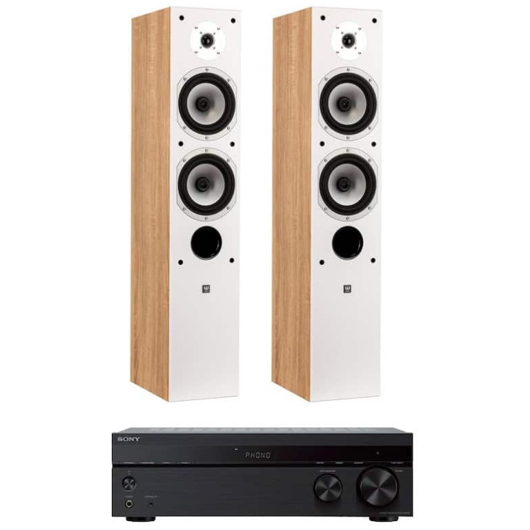 sistem audio hi fi sony str dh190 bluetooth cu 2 boxe wilson six