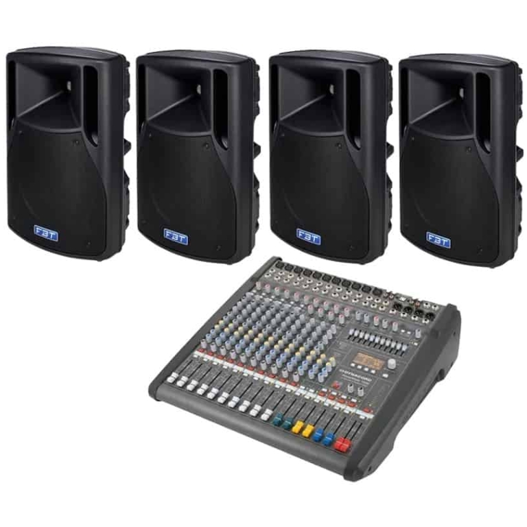 sistem dynacord pm1000 3 cu 4 boxe fbt himaxx 60