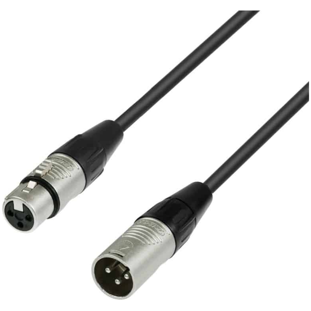 cablu microfon 10m adam hall cables 4 star mmf 1000