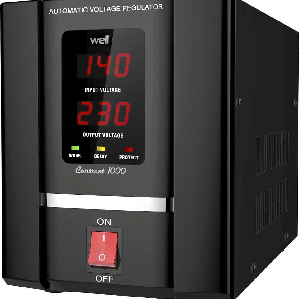 Stabilisator Computer Stabilizator automat de tensiune cu servo motor 1000VA, Well - Eldarom