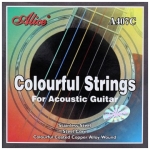 corzi chitara acustica colorate alice a407c