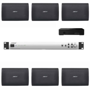 sistem bose profesional freespace fs4se, internet radio wifi, 6 boxe negre interior exterior