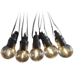ghirlanda solara led 10 becuri 0.5w, 12m, 3000k