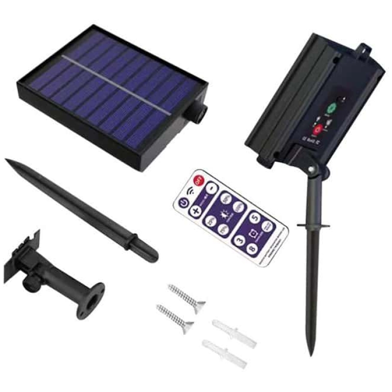ghirlanda solara led 10 becuri 0.5w, 12m, 3000k