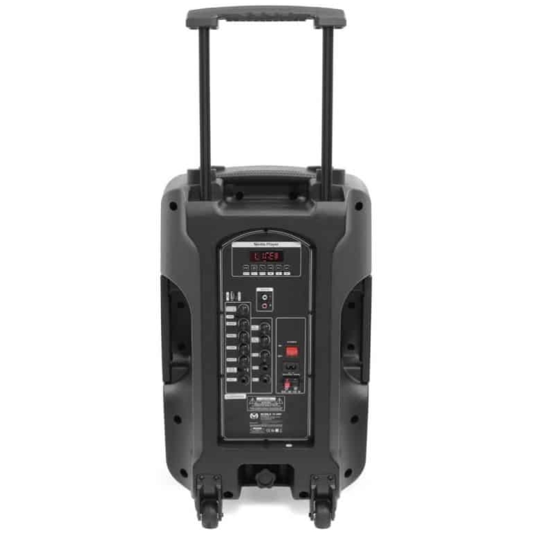 boxa portabila 12 inch cu 2 microfoane wireless mac mah mobile 12 uhf