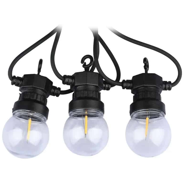 ghirlanda decorativa 5m v tac cu 10 becuri led 0.4w, 3000k