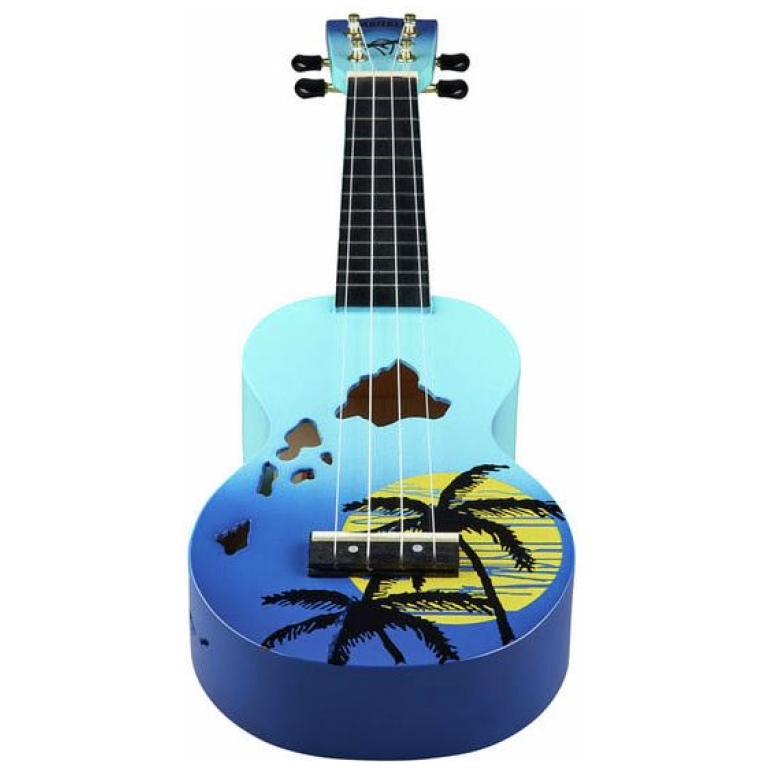 mahalo hawaii blue ukulele