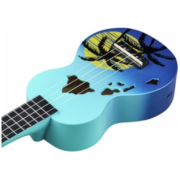 mahalo hawaii blue ukulele