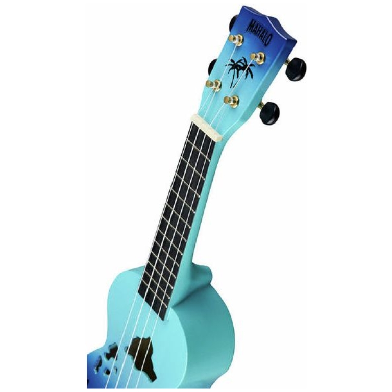 mahalo hawaii blue ukulele