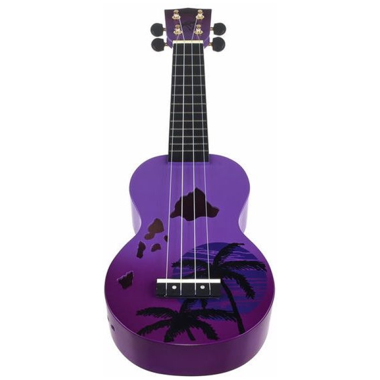 mahalo hawaii purple ukulele