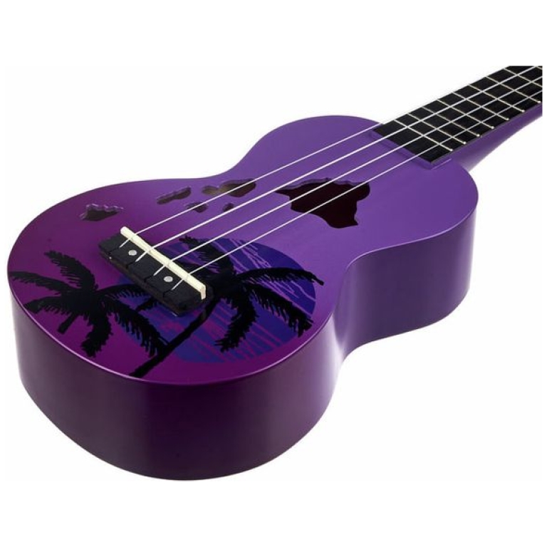 mahalo hawaii purple ukulele