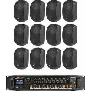 Sistem Restaurant 12 boxe Master Audio XB530B, bluetooth, USB, 4 zone