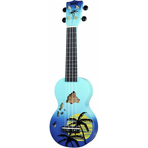 Ukulele Sopran Albastru Mahalo Hawaii Blue - Mahalo