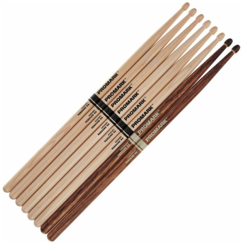 pachet 3 x set bete tobe pro mark 5a rebound hickory + firegrain bonus