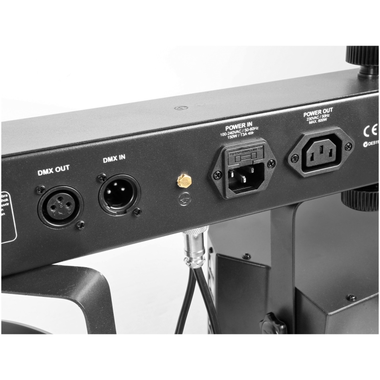 set lumini beamz showbar 2x par, 2x butterfly, laser, dmx, r/g