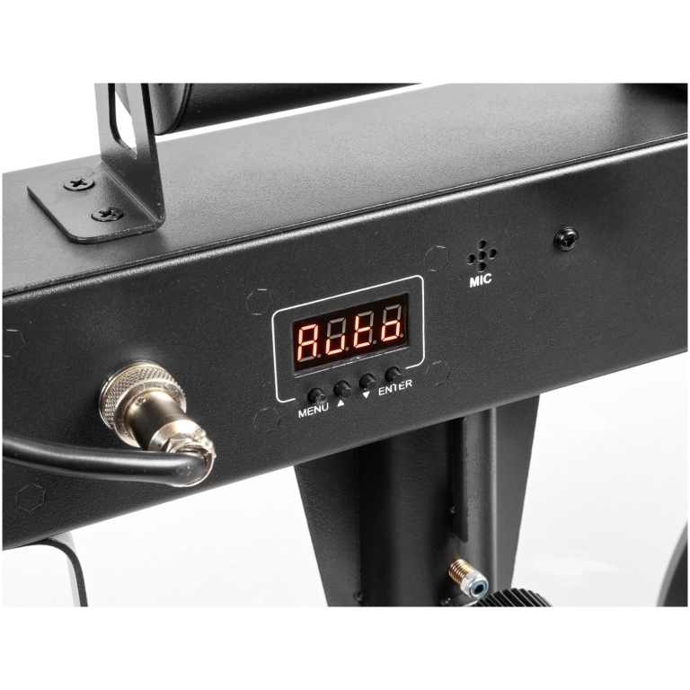 set lumini beamz showbar 2x par, 2x butterfly, laser, dmx, r/g
