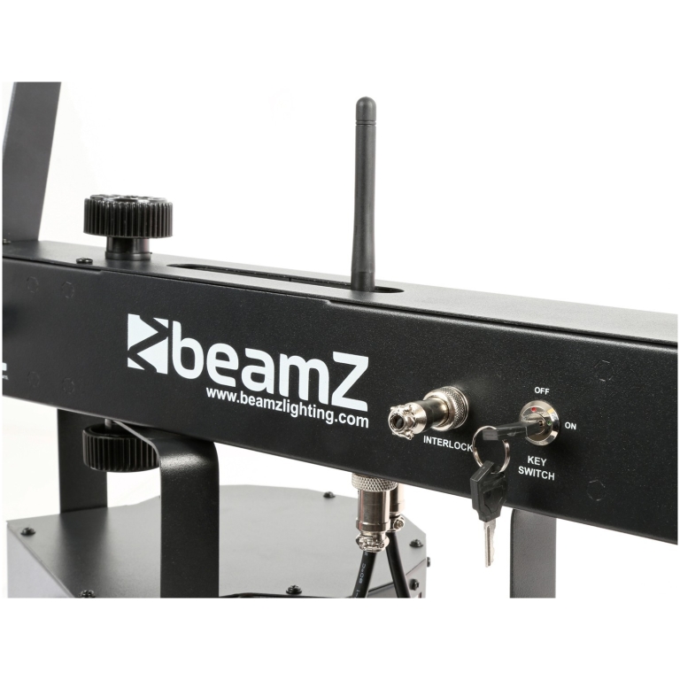 set lumini beamz showbar 2x par, 2x butterfly, laser, dmx, r/g