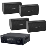 sistem ambiental bose freespace fs2se, bluetooth, usb, fm, 4 boxe negre, interior exterior