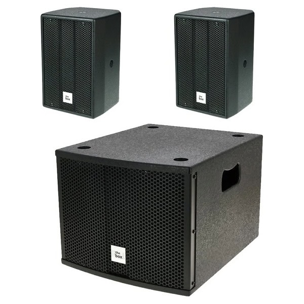 Sistem audio activ 2.1 the box Achat 108 Sub/Achat 104