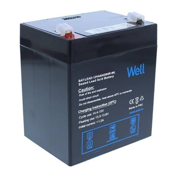 Acumulator 12V 4Ah plumb acid WELL