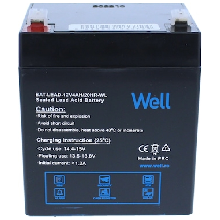acumulator 12v 4ah plumb acid well