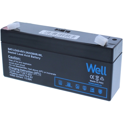 acumulator 6v 3.3 ah plumb acid well