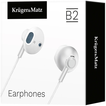 casti in ear cu microfon kruger&matz kmpb2 w