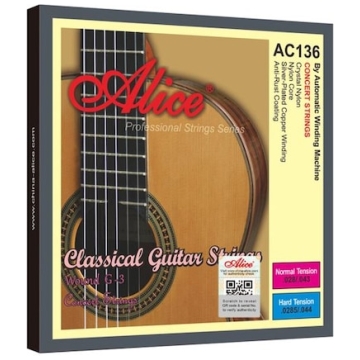 set corzi chitara clasica alice 136